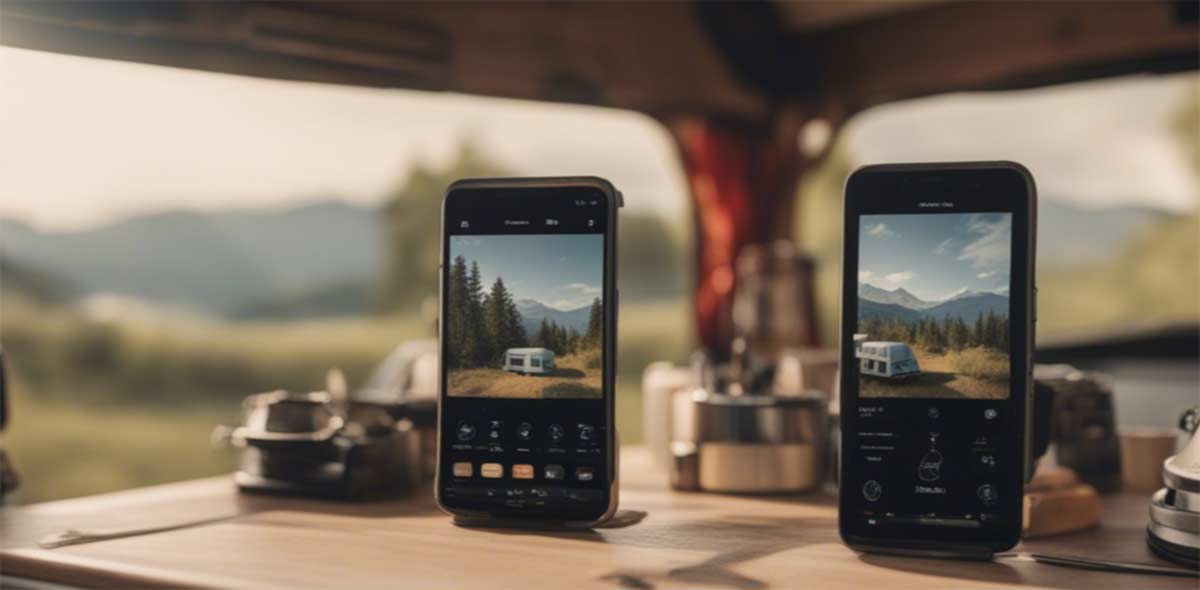 Application vanlife navigation