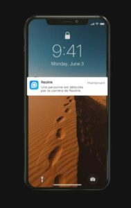 Application Reolink DUo 2 notification