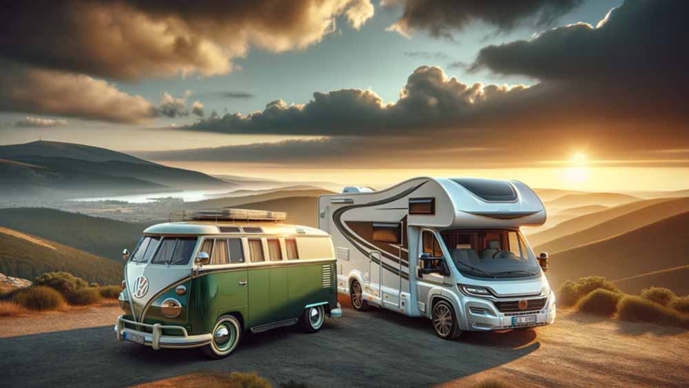 van face à camping-car