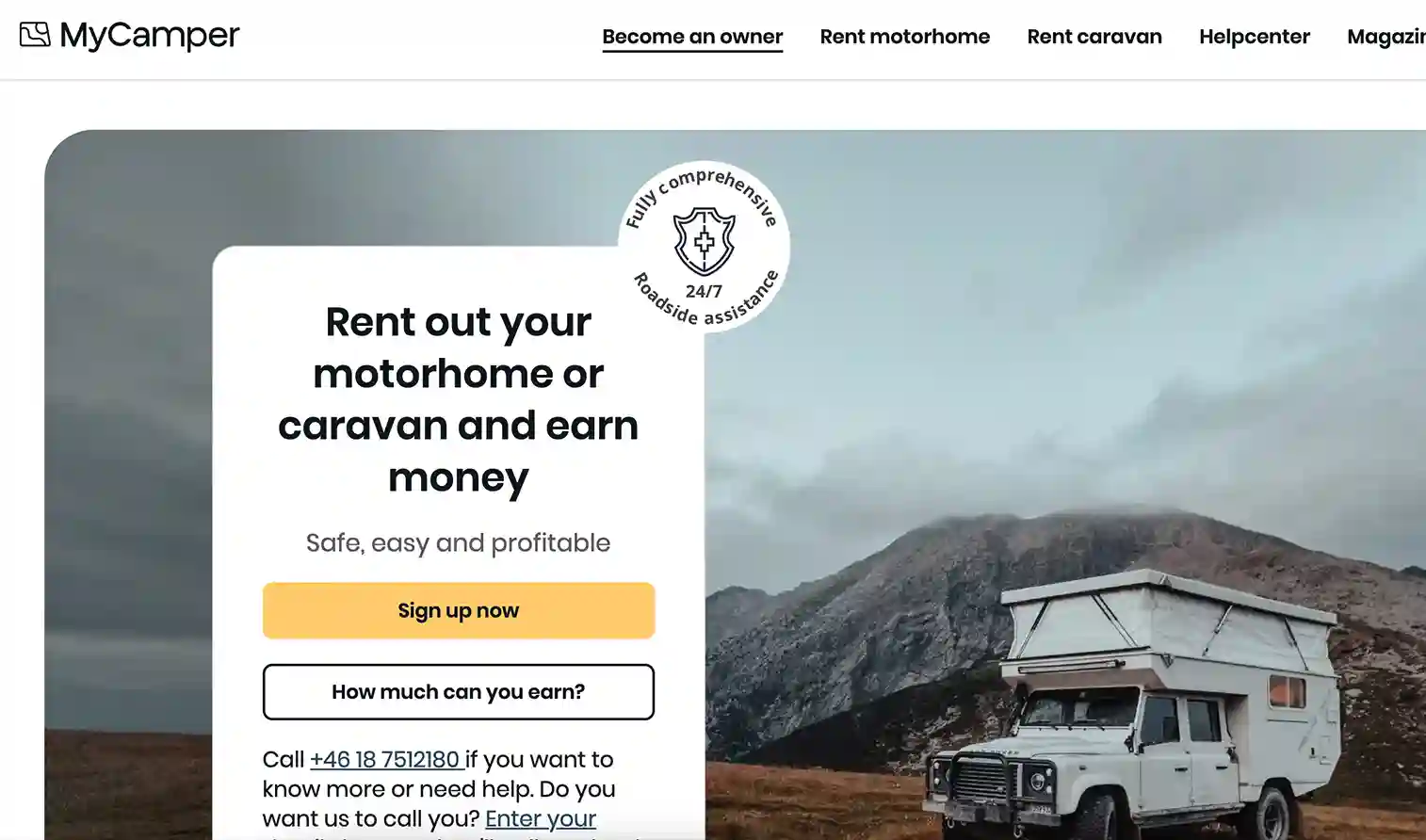 How to rent my camper with My Camper