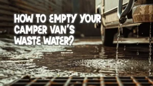 How to Empty Your Camper Van's Waste Water?