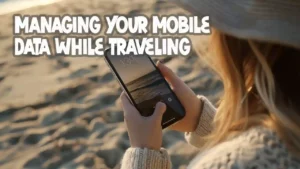managing mobile data while traveling