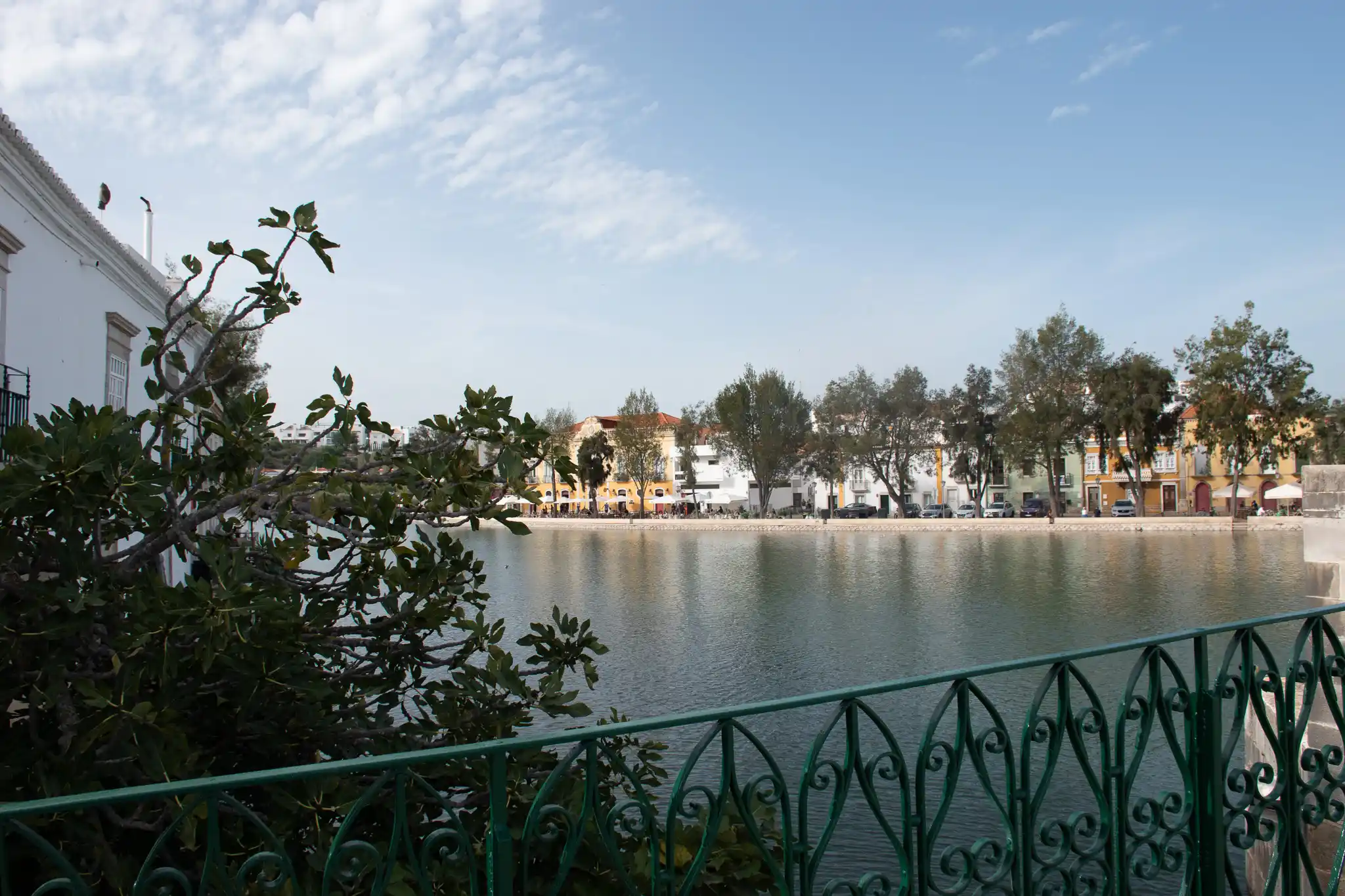 The River Gilão and the waterfront of Tavira, Algarve