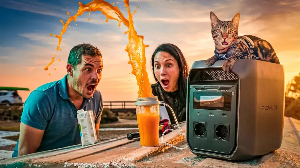 Code PROMO Ecoflow Delta 3 CLASSIC  
---  
Testing the EcoFlow Delta 3 Classic generator on a couch, manual in hand.  
---  
EcoFlow DELTA 3 Classic portable power station on a shelf,  
---  
Testing the EcoFlow Delta 3 Classic generator with the Ecoflow mobile app  
---  
Delta 3 in real testing to make fruit juice  
---  
Delta 3 classic in the camper van door