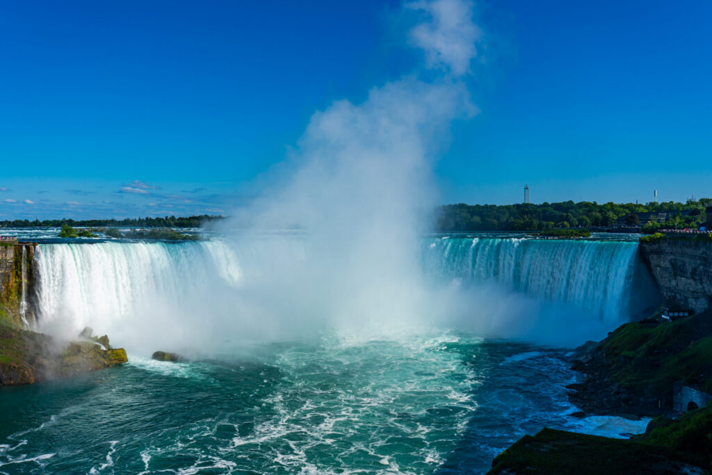 The Canadian side of Niagara Falls