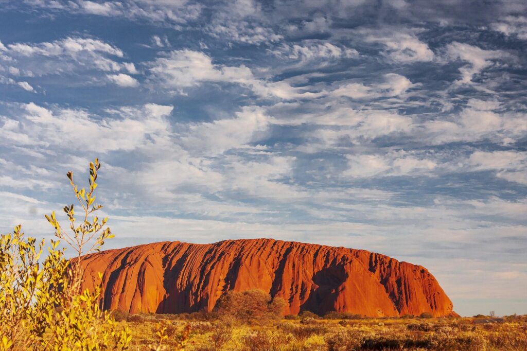 Uluru (Ayers Rock) in the Red Centre, deep in the Outback