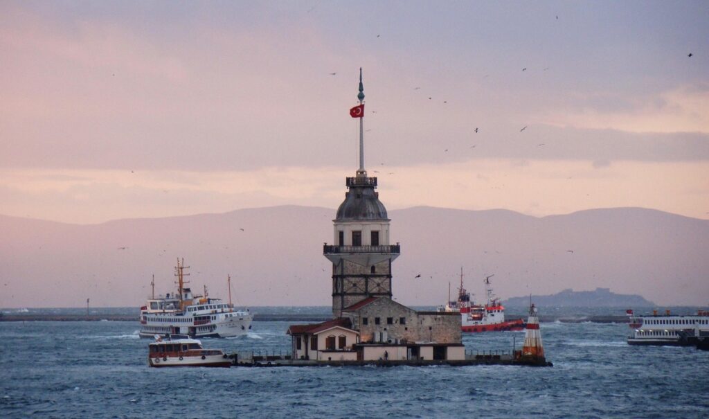 The Bosphorus in Istanbul, Turkey