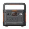 Jackery Explorer 240 v2 front view with LCD screen, 230V outlet, USB-C and USB-A ports