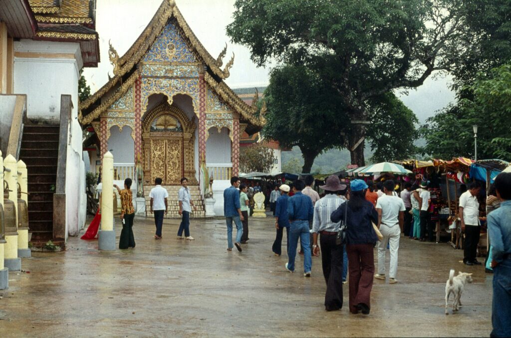 Golden Temple of Doi Suthep in Chiang Mai, northern Thailand