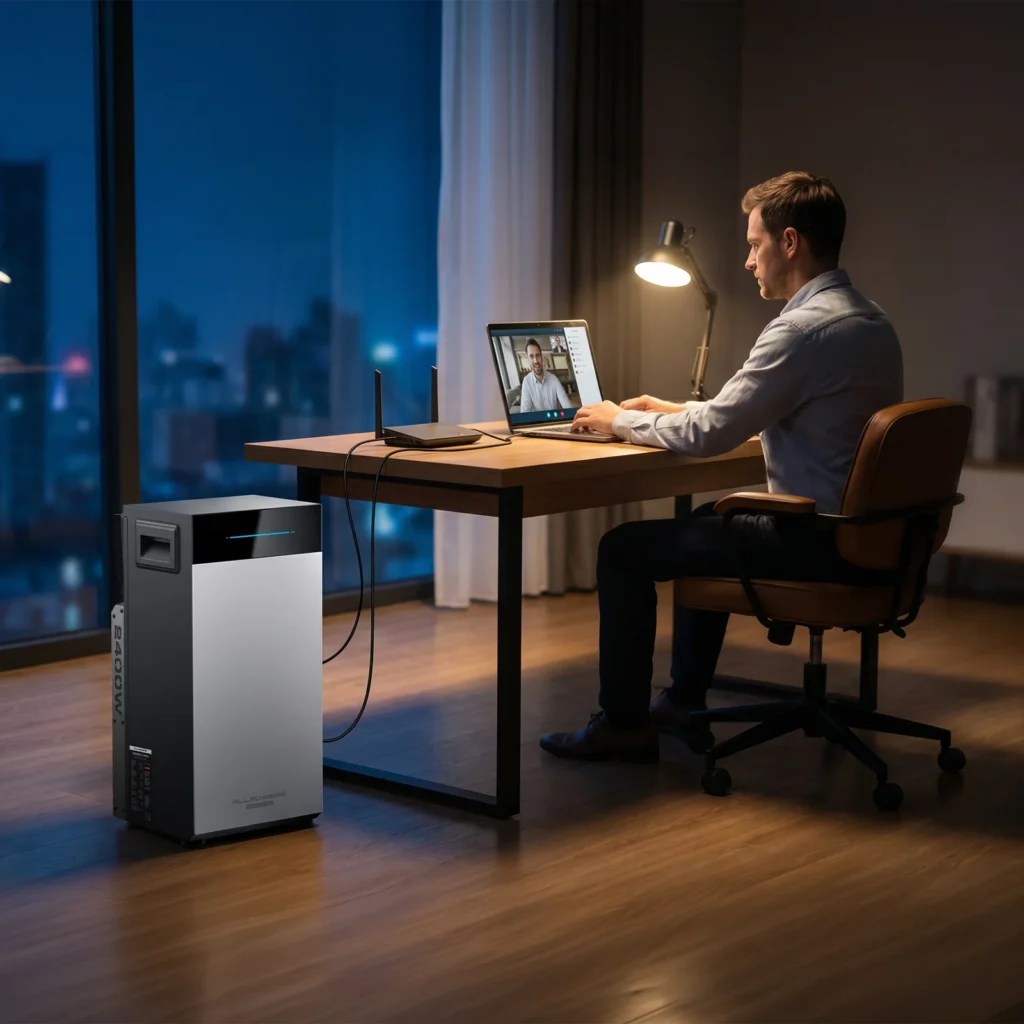 AllPowers BS2500 in self-consumption in a house
