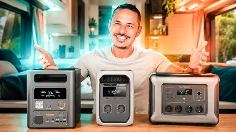 Xavier reviews three portable power stations for campervans: EcoFlow, Aferiy, and AllPowers