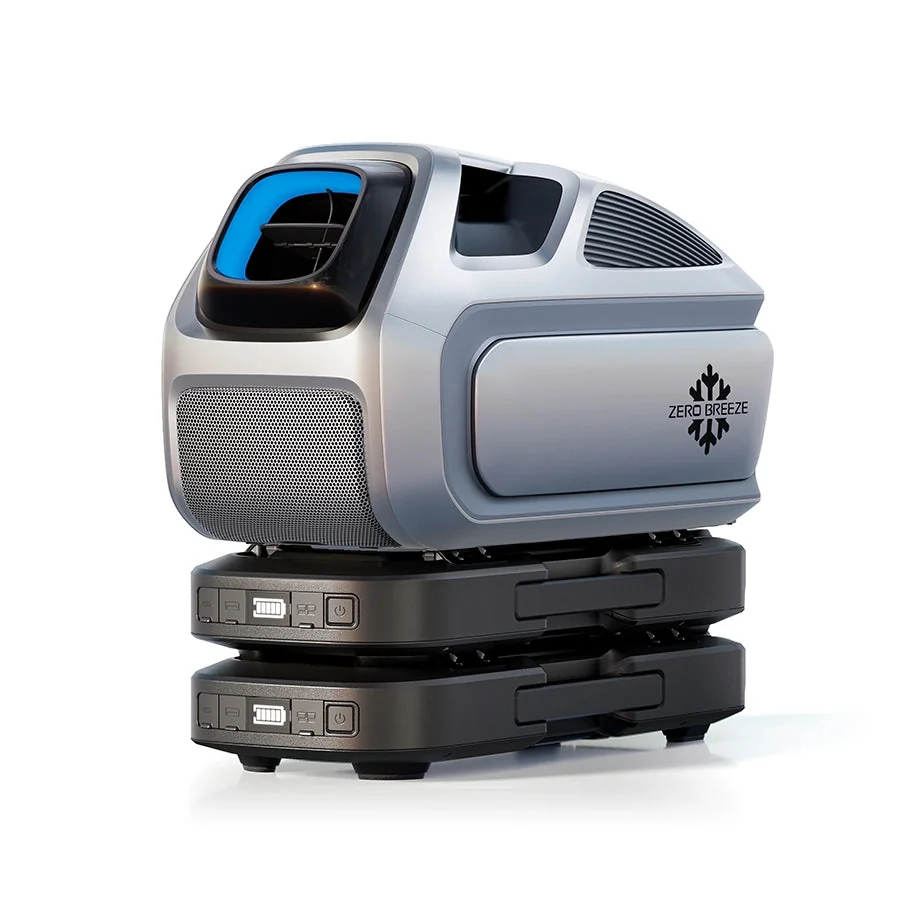 Zero Breeze Mark 3 with two stacked batteries for more runtime
