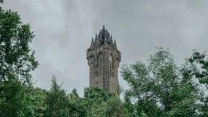 The Wallace Monument, Stirling: nothing on earth remains but fame, and a rabbit in the car park