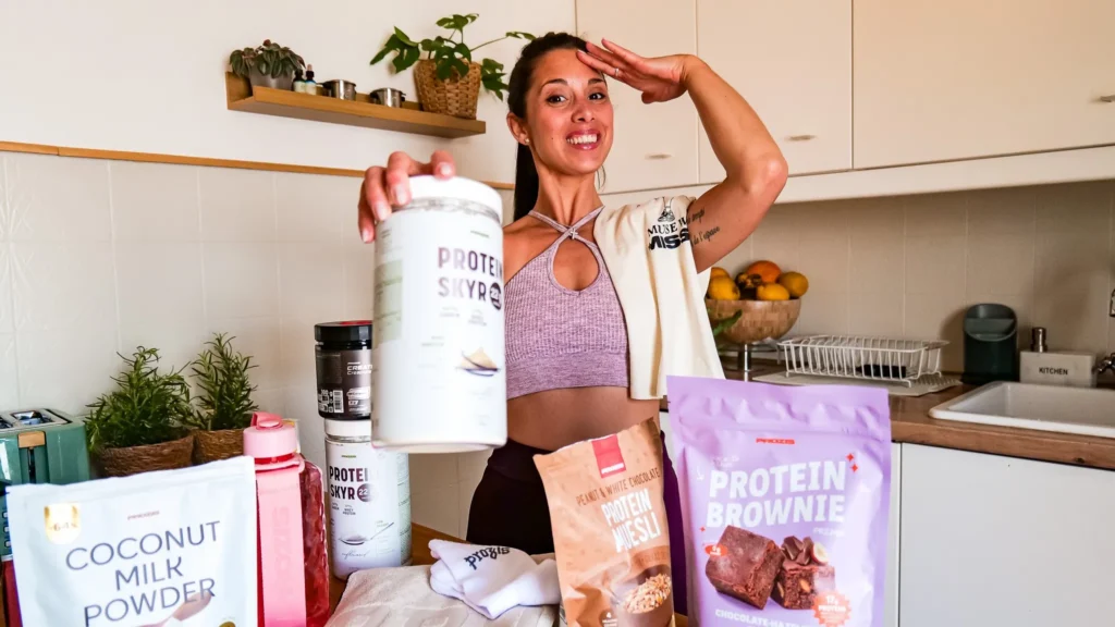 Prozis Protein Skyr tub shown in the kitchen
