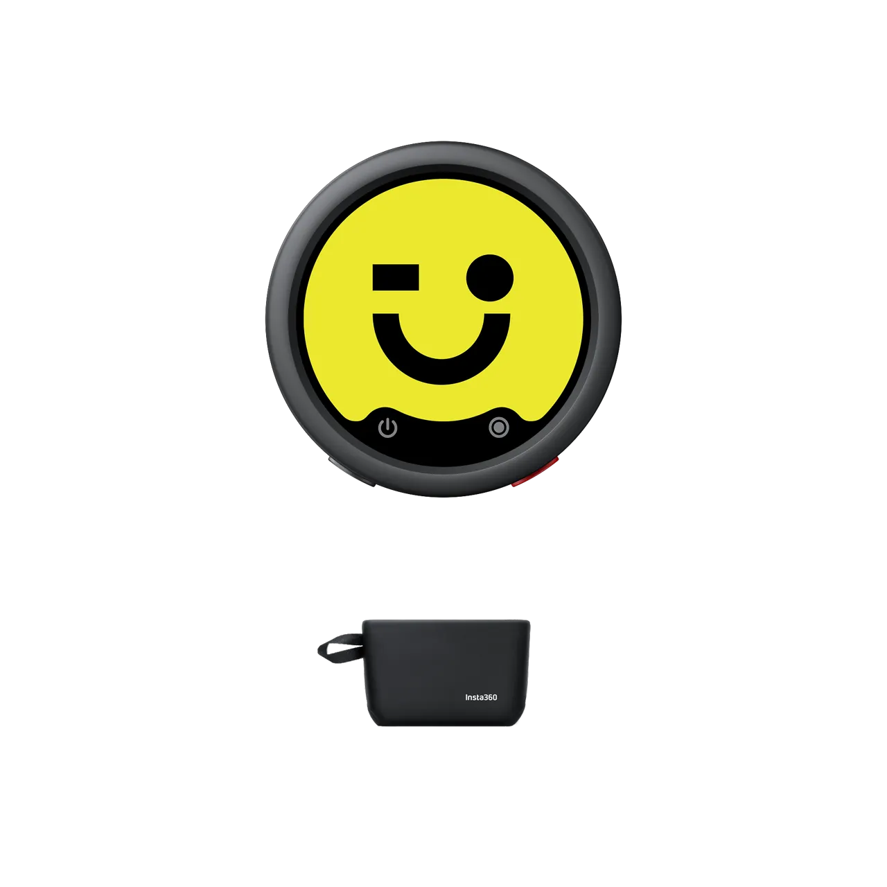 Insta360 Mic Pro transmitter with customizable screen