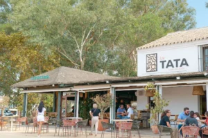 La Tata in El Rocío: three of us, and the rice still won