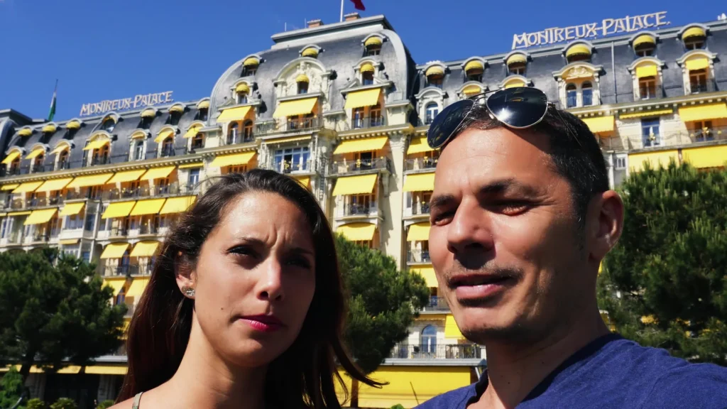 The Fairmont Le Montreux Palace façade in Montreux